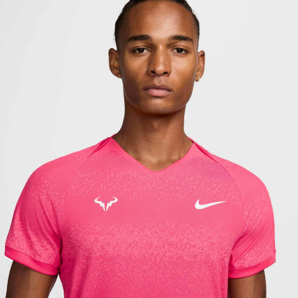 Футболка мужская Nike Dri-Fit Rafa Challenger Pink/White  FD5409-629