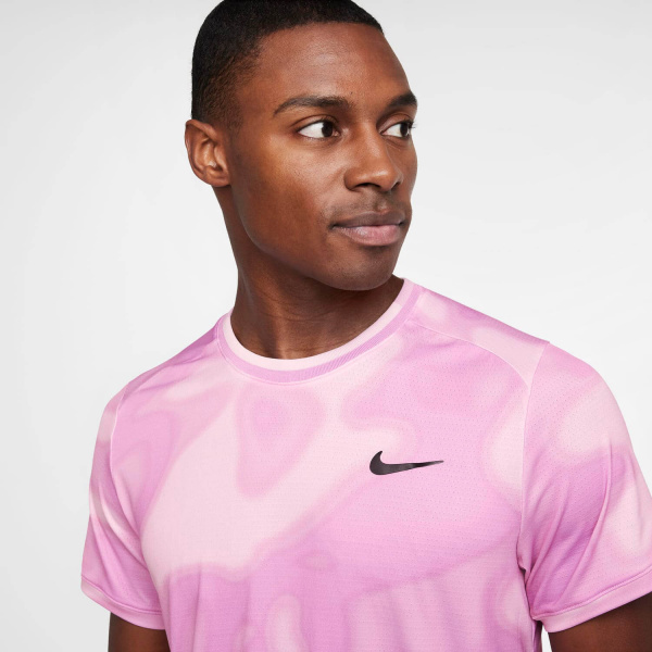 Футболка мужская Nike Court Advantage Beyond Pink/Black