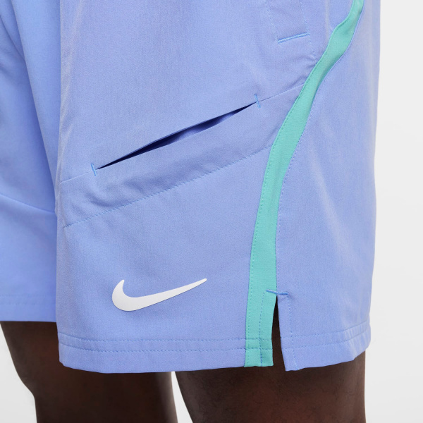 Шорты мужские Nike Court Dri-Fit Advantage 7 Inch Royal Pulse/Green Frost/White