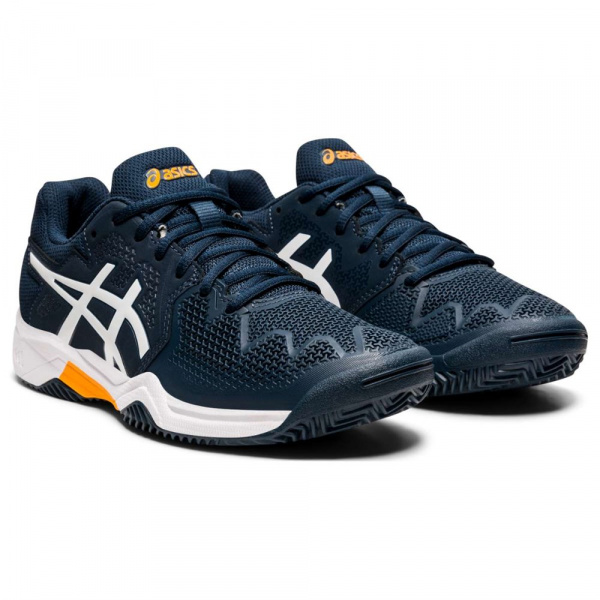 Кроссовки детские Asics Gel-Resolution 8 Clay GS French Blue/White