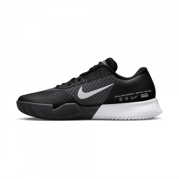 Кроссовки мужские Nike Zoom Vapor Pro 2 Clay Black/White