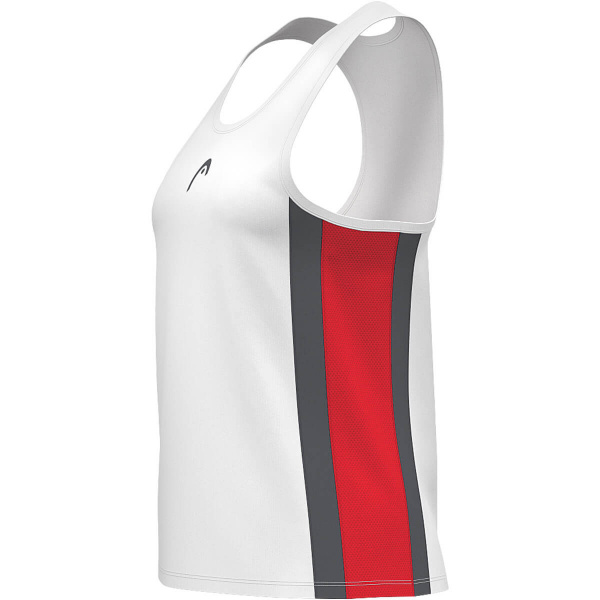 Майка для девочек Head CLUB 25 Red/White