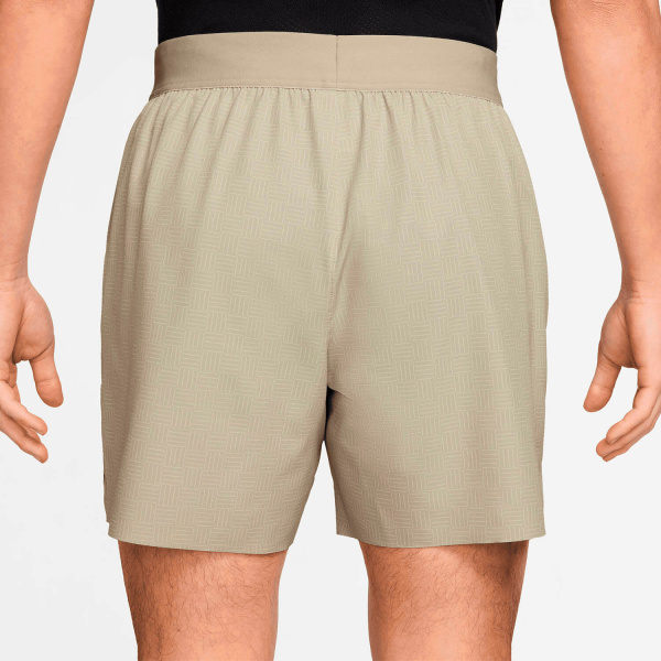 Шорты мужские Nike Court Advantage Printed 6in Shorts Desert Khaki/Black