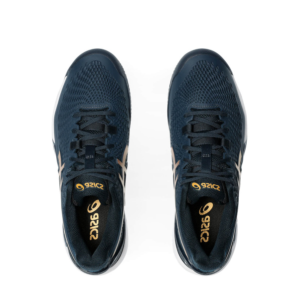 Кроссовки мужские Asics Gel-Resolution 9 Clay French Blue/Pure Gold
