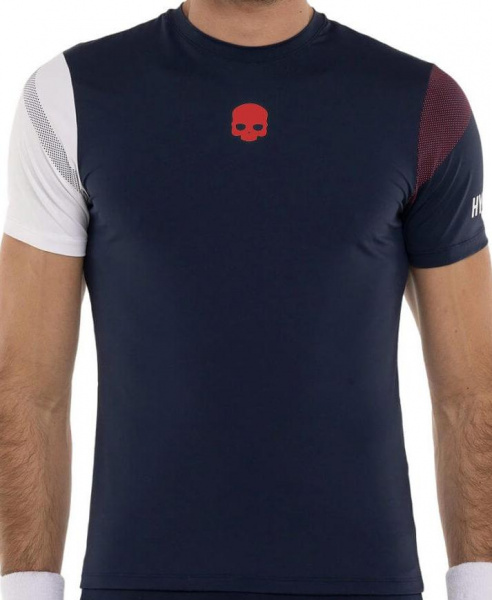 Футболка мужская Hydrogen SPORT STRIPES Tech Blue Navy/White/Rsd TT0005-L86