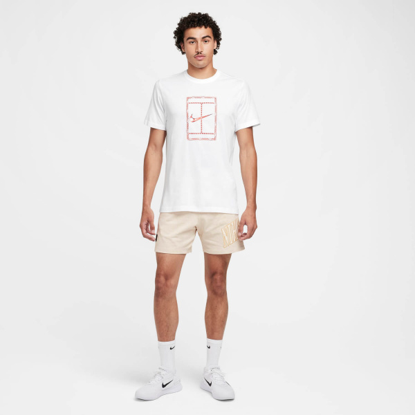 Футболка мужская Nike Court Dri-Fit HeritageTee White