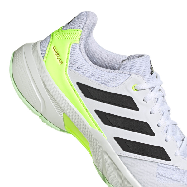 Кроссовки мужские Adidas CourtJam Control 3 White/Yellow