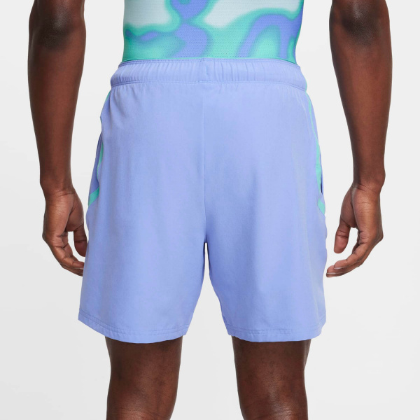 Шорты мужские Nike Court Dri-Fit Advantage 7 Inch Royal Pulse/Green Frost/White