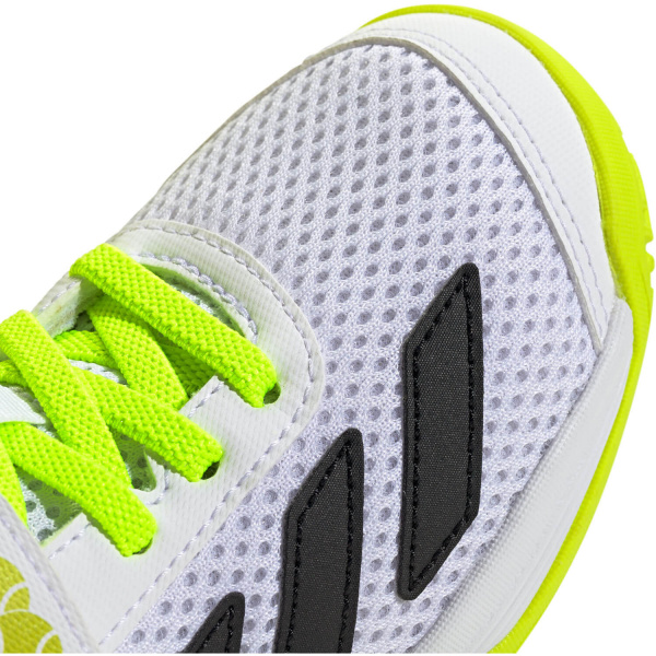 Кроссовки детские Adidas CourtFlash K CF C White/Flash Yellow