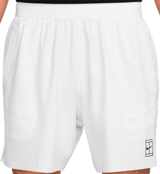 Шорты мужские Nike Court Dri-Fit Advantage 6 Inch White/Black