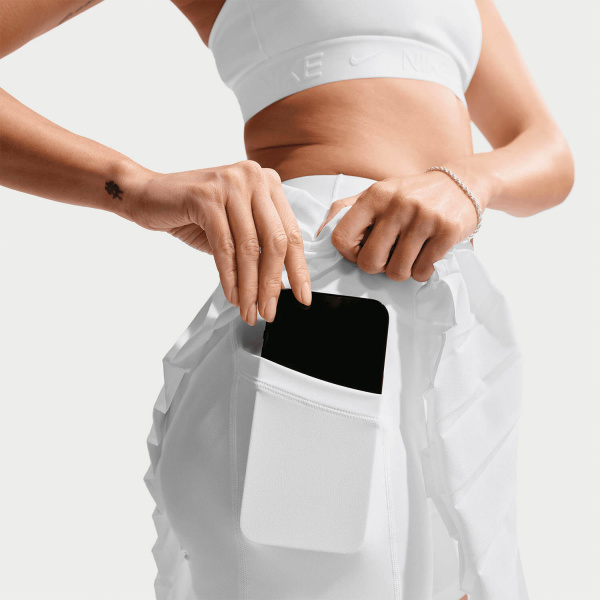 Юбка женская Nike Victory Dri-FIT Skirt White/Black