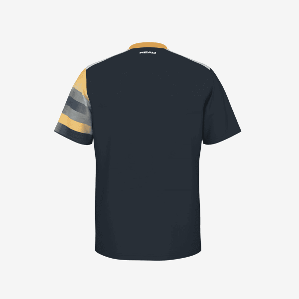 Футболка мужская Head Topspin Navy/Print Vision  811564-NVXV