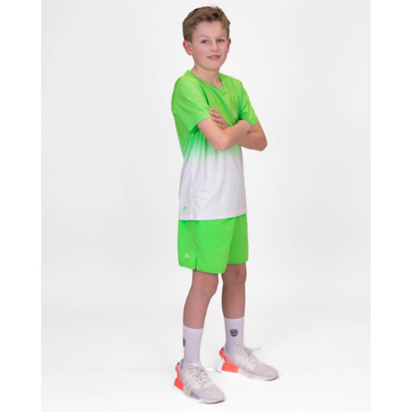 Футболка для мальчиков Bidi Badu Crew Gradiant Neon Green/White  RRO