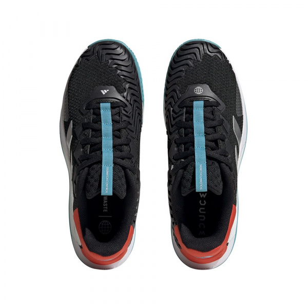 Кроссовки мужские Adidas SoleMatch Control Clay Black/Matte Silver/Cloud White