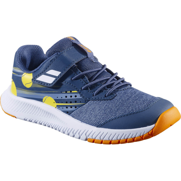 Кроссовки детские Babolat Pulsion Kid All Court BOY Blue/Yellow