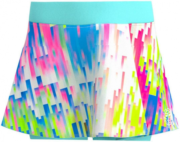 Юбка женская Bidi Badu Melbourne 2024 Printed Wavy Skort Aqua/Mixed