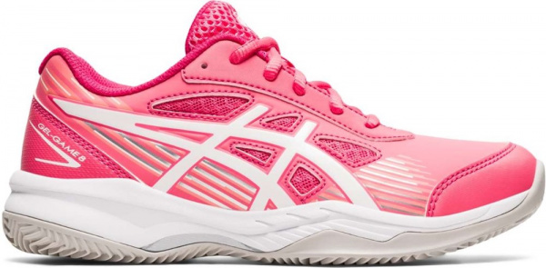 Кроссовки Asics Gel-Game 8 Clay/OC GS Pink Cameo/White