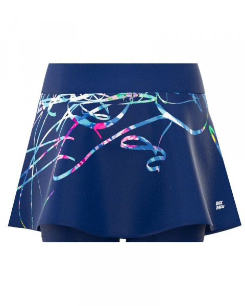 Юбка женская Bidi Badu Decoration Printed Wavy Dark Blue