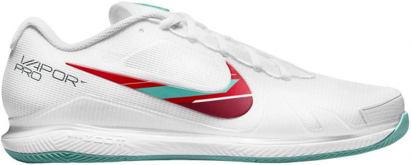 Кроссовки мужские Nike Zoom Vapor Pro HC White/Habanero Red/Pomegranate/Washed Tea