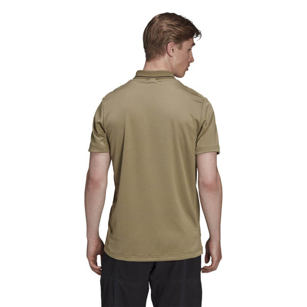 Поло мужское Adidas Club Rib Orbit Green/Black