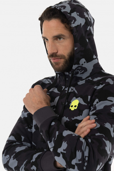 Кофта на молнии мужская Hydrogen Urban Army FZ Anthracite Camouflage