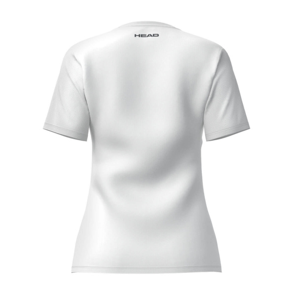 Футболка для девочек Head CLUB 25 White