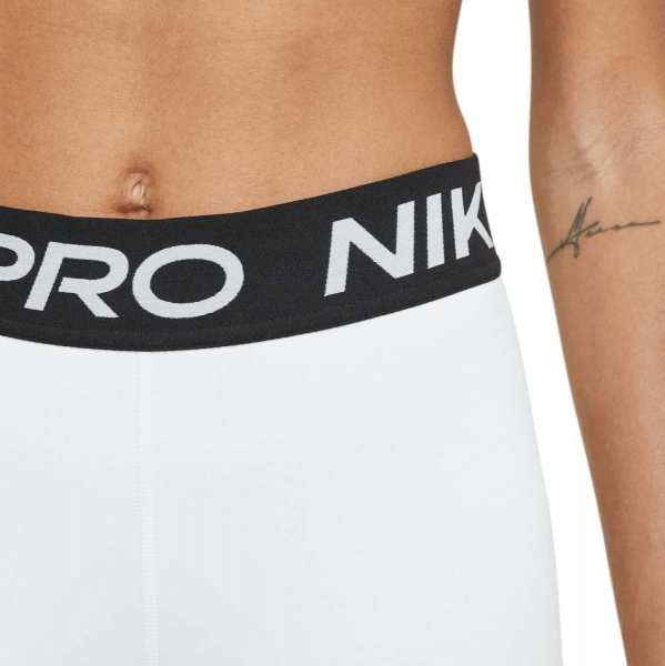 Шорты женские Nike Pro 365 3IN White/Black