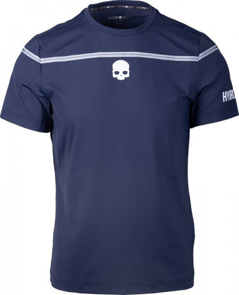 Футболка мужская Hydrogen ZIG ZAG Tape Blue Navy/White TT0004-157