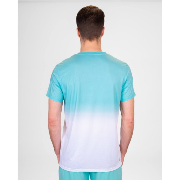 Футболка мужская Bidi Badu Crew Gradiant Aqua/White