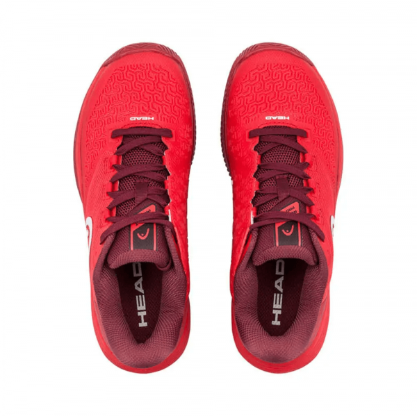 Кроссовки детские Head Revolt Pro 5.0 Clay Red/Dark Red