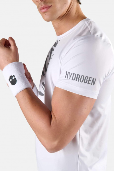 Футболка мужская Hydrogen TIGER Tech White/Silver  T00700-689