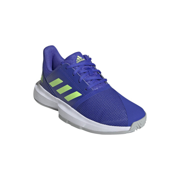 Кроссовки детские Adidas CourtJam Sonic Ink/Signal Green/Cloud White