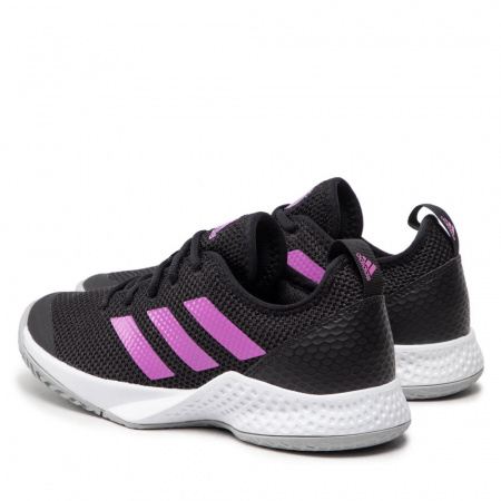 Кроссовки женские Adidas CourtFlash Black/Lilian