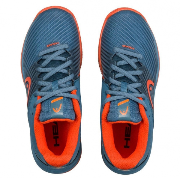 Кроссовки детские Head REVOLT PRO 4.0 Clay Bluestone/Orange