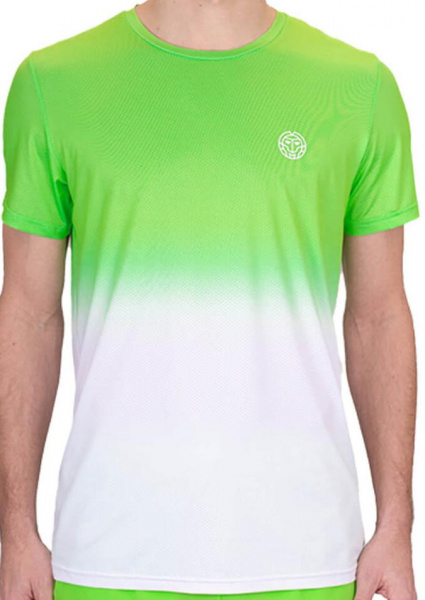 Футболка мужская Bidi Badu Crew Gradiant Neon Green/White