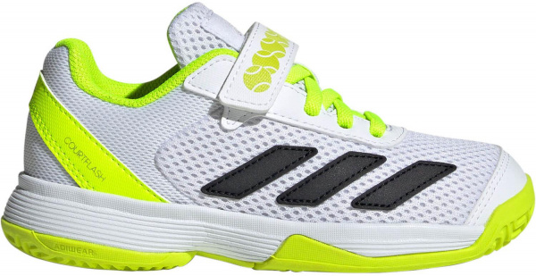 Кроссовки детские Adidas CourtFlash K CF C White/Flash Yellow