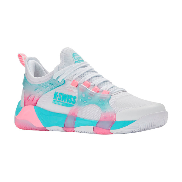 Кроссовки женские для падел K-Swiss K-FRAME Padel WHT/SFTNNBL/NNBLGM