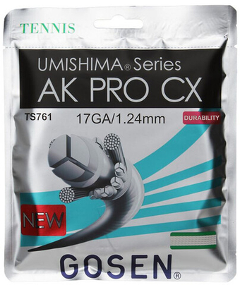 Струна теннисная Gosen Umishima AK PRO CX 17  Natural 1.30 (12,2 метров)