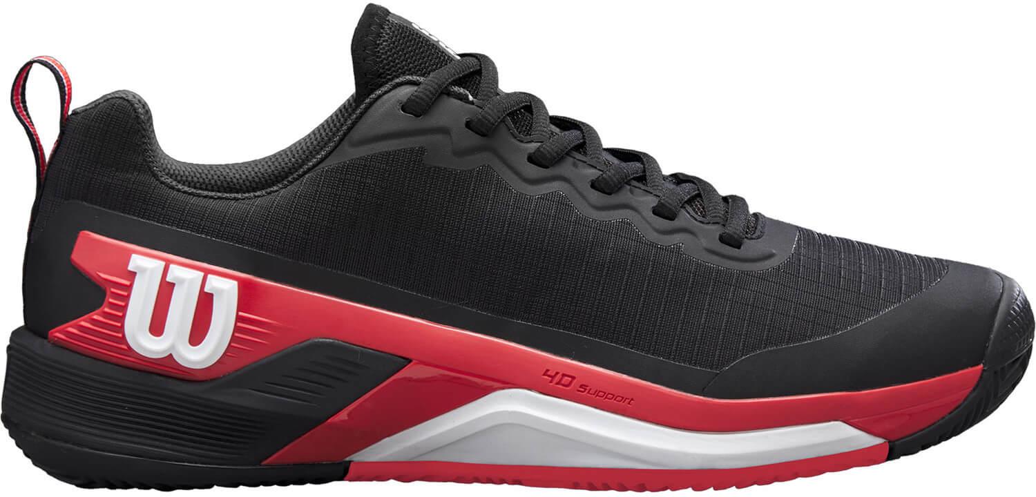 Кроссовки мужские Wilson Rush Pro 4.5 Clay Black/Infrared/White