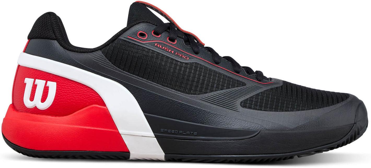 Кроссовки мужские Wilson Rush Pro 5 Clay Black/Infrared/White