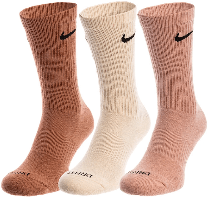 Носки Nike Everyday Plus (3 пары) Multi Beige