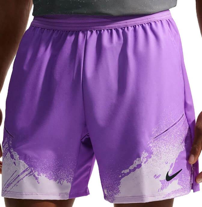 Шорты мужские Nike Court Slam 6in Shorts Bright Violet/Violet Mist/Black