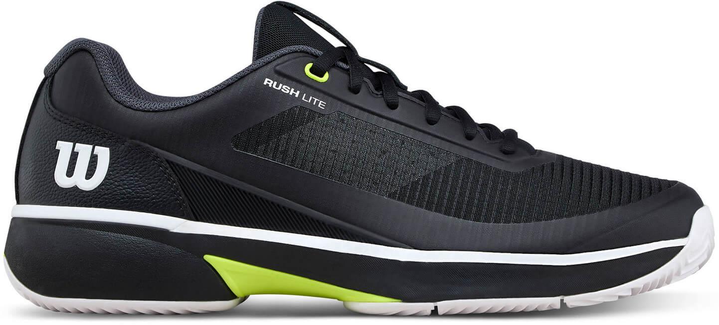 Кроссовки мужские Wilson Rush Lite 5 Clay Black/White/Safety Yellow
