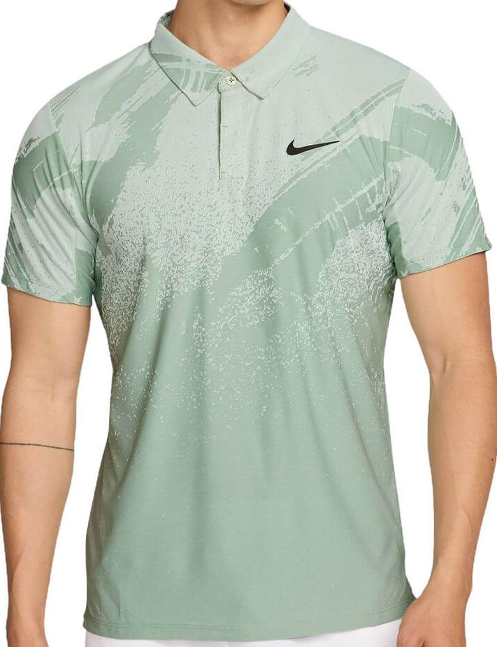 Поло мужское Nike Court Slam Polo Steam/Barely Green/Black