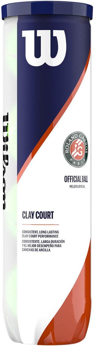 Мячи теннисные Wilson Roland Garros Clay 4 Balls