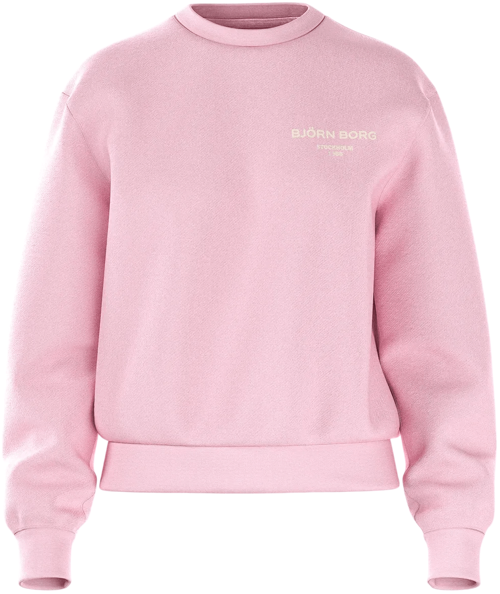 Куртка женская Bjorn Borg Essential 1 Sweatshirt Lite Pink