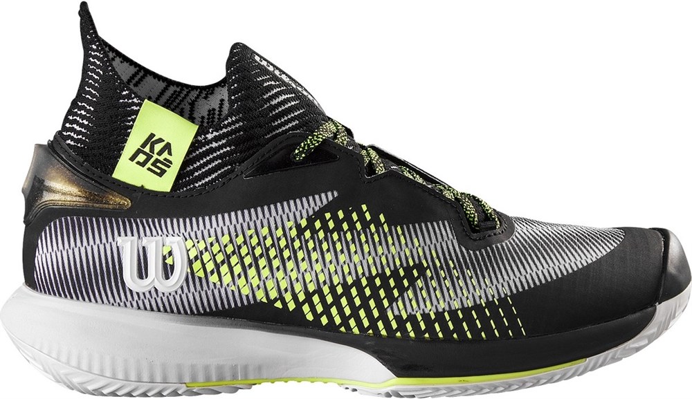 Кроссовки мужские Wilson Kaos Rapide SFT Clay White/Black Sfty Yellow