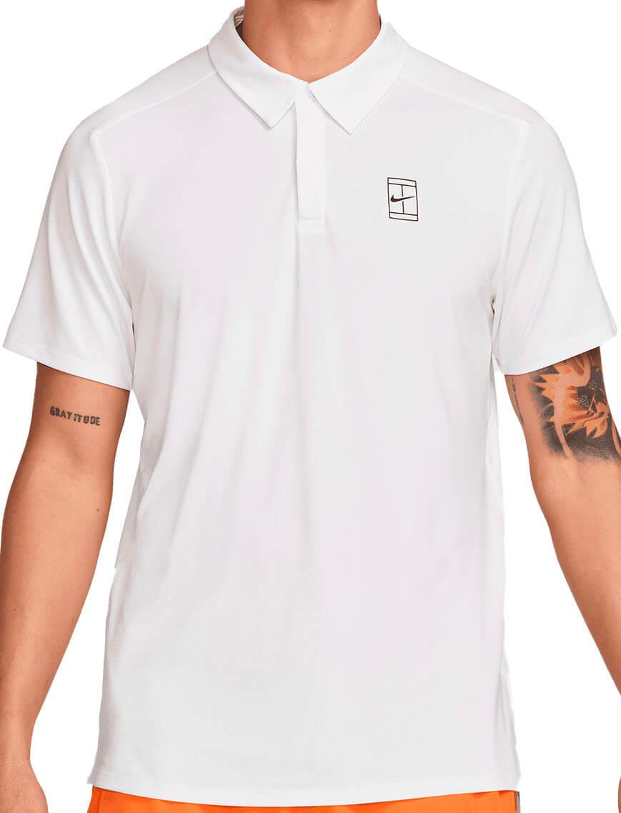 Поло мужское Nike Court Advantage Polo White/Black