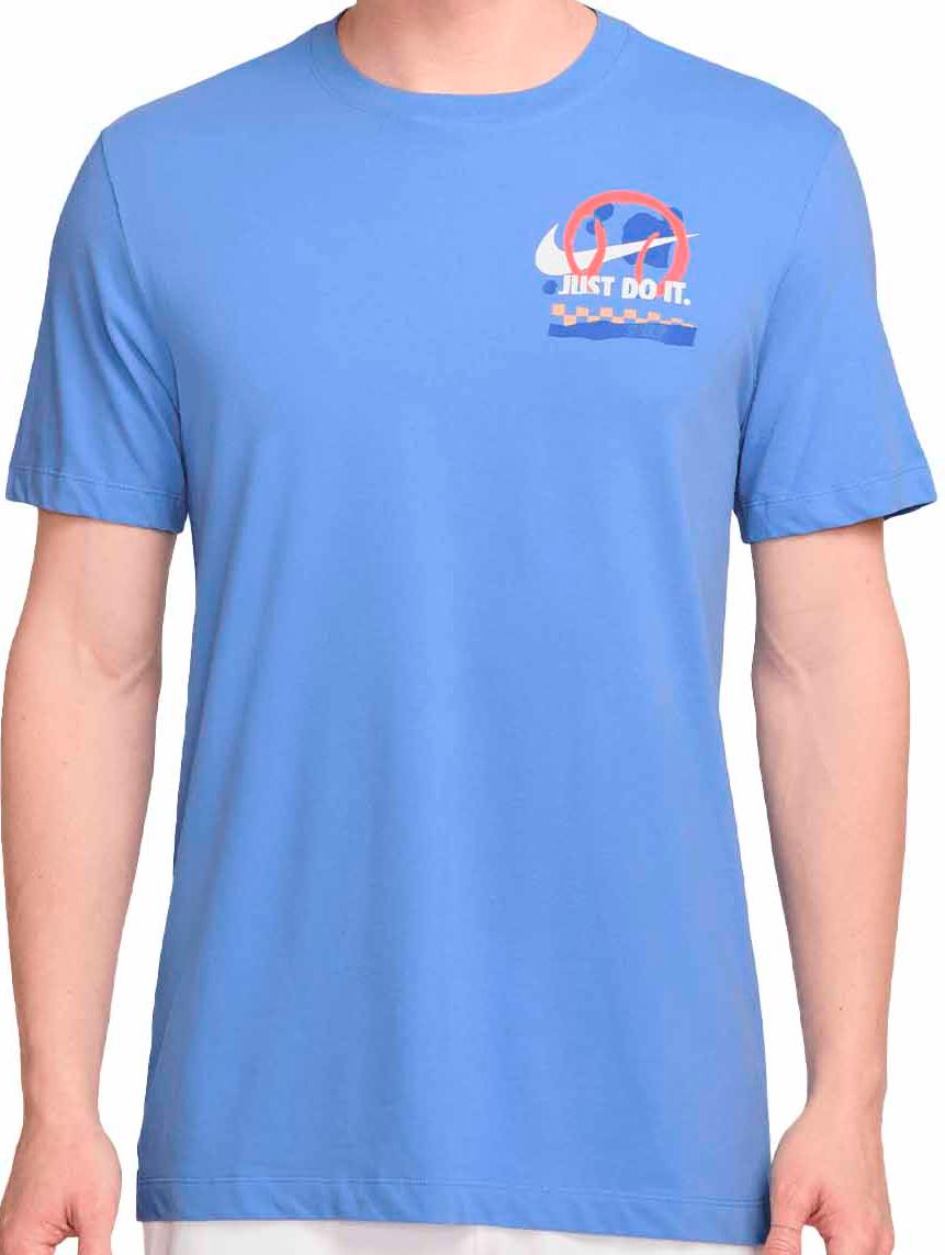 Футболка мужская Nike Court Dri-Fit Tee Blue/White