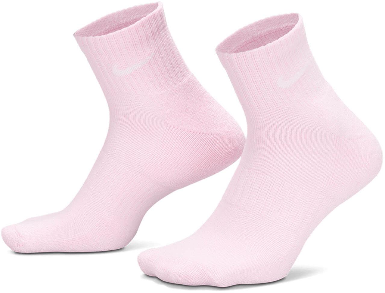 Набор носков Nike Everyday Cotton Cushioned Ankle (3 пары) Pink/Blue/Green